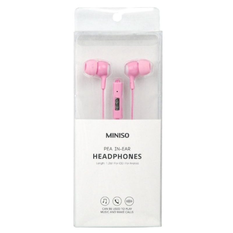 Headphone Miniso Pink