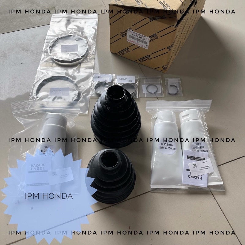 Original Karet Boot As Roda CV Joint Driveshaft Luar Dan Dalam Toyota Hilux Vigo Double Cabin 2010-2015