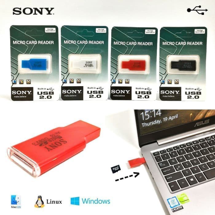 Micro Card Reader Sony XC15 Card Reader Sony