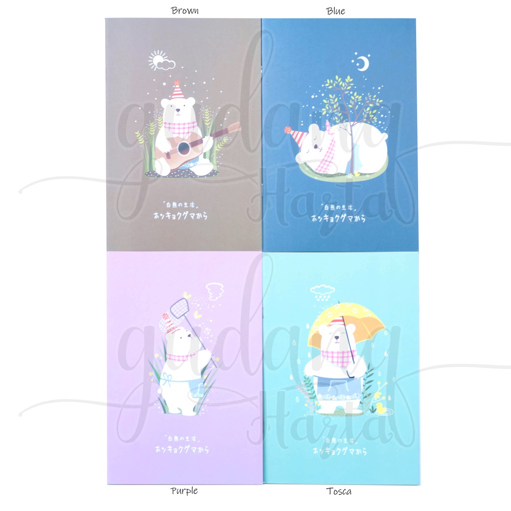 

Notebook Polar Bear Daily Life Lucu Notes A5 Buku Catatan GC 308016