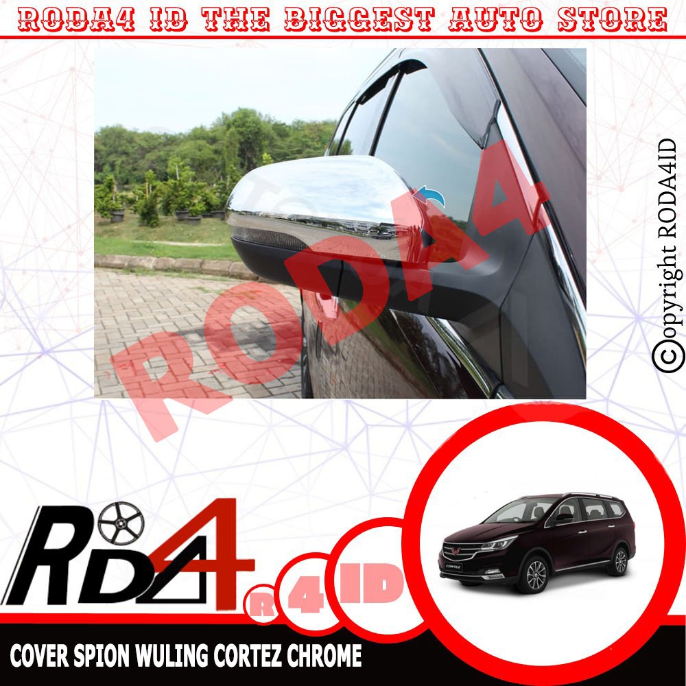 Cover Spion - Mirror Cover Wuling Cortez Chrome