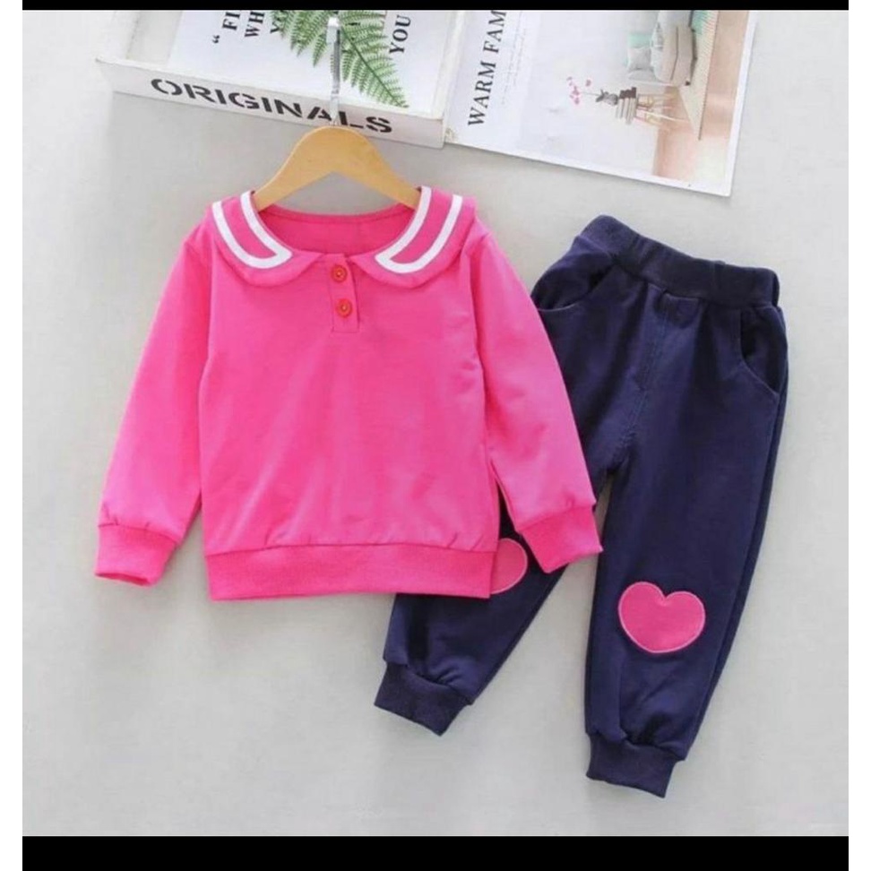 SETELAN SWEATER ANAK TERBARU/PAKAIAN ANAK PEREMPUAN 1-5 TAHUN