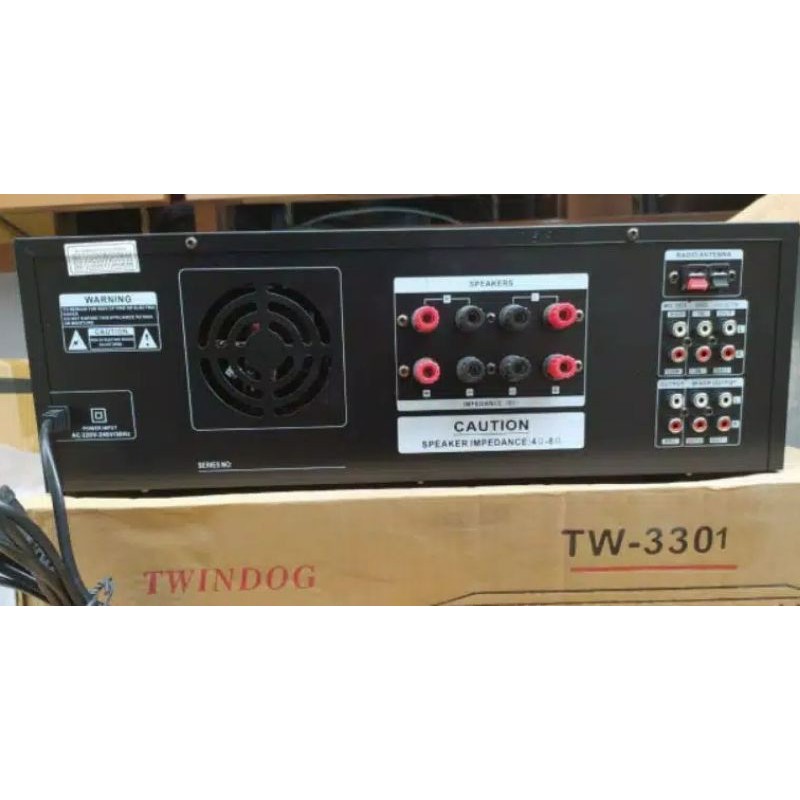 Twindog  , TD , TW 3301 USB  , Twin Dog , Amply , Ampli , Amplifier