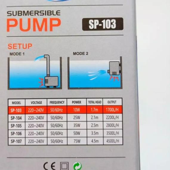 ✪ Pompa Aquarium/Pompa Celup Aquascape yukari SP-103 ➳