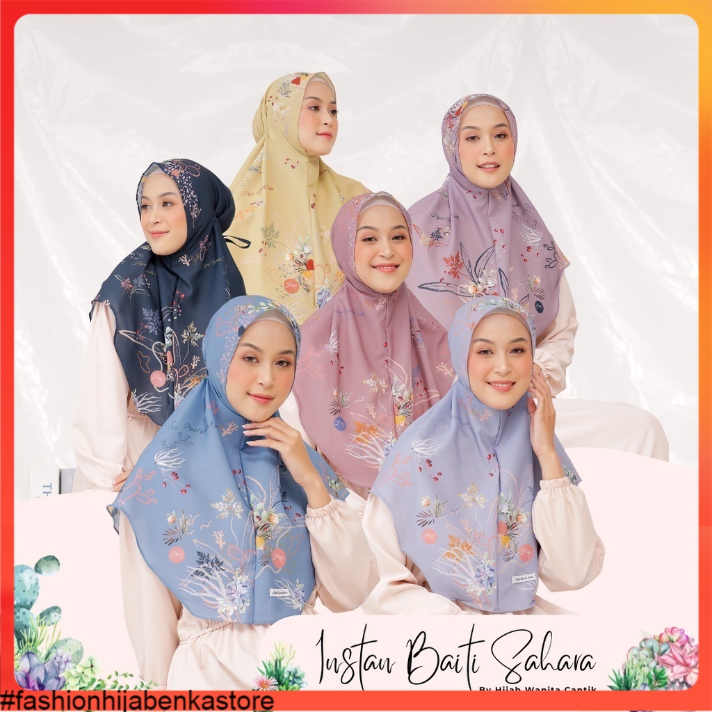 Hijabwanitacantik - Instan Baiti Sahara | Hijab Instan | Jilbab Instan #terpesona