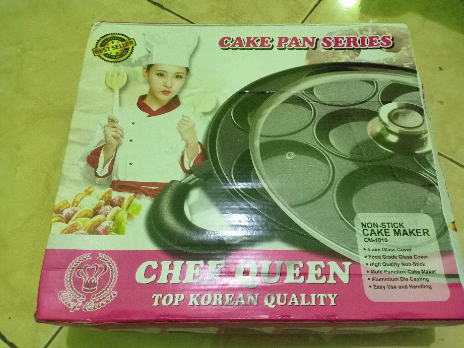 Cetakan Kue 7 Lubang Datar - Snack Maker Lumpur Martabak Mini Cubit Wingko Alat Masak Dapur Cake New