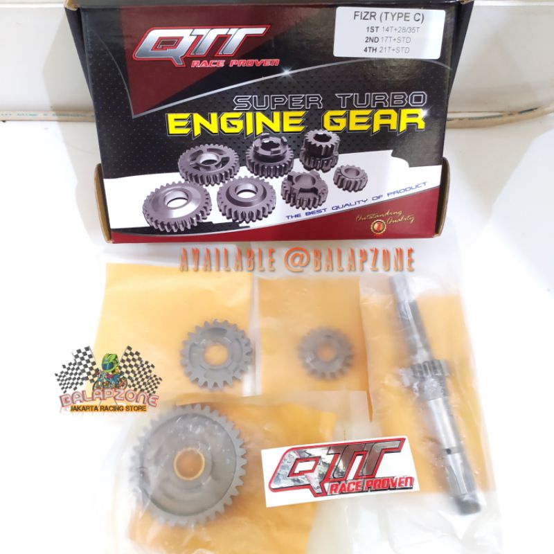 Gigi rasio gear rasio qtt fizr f1zr force-1 type C