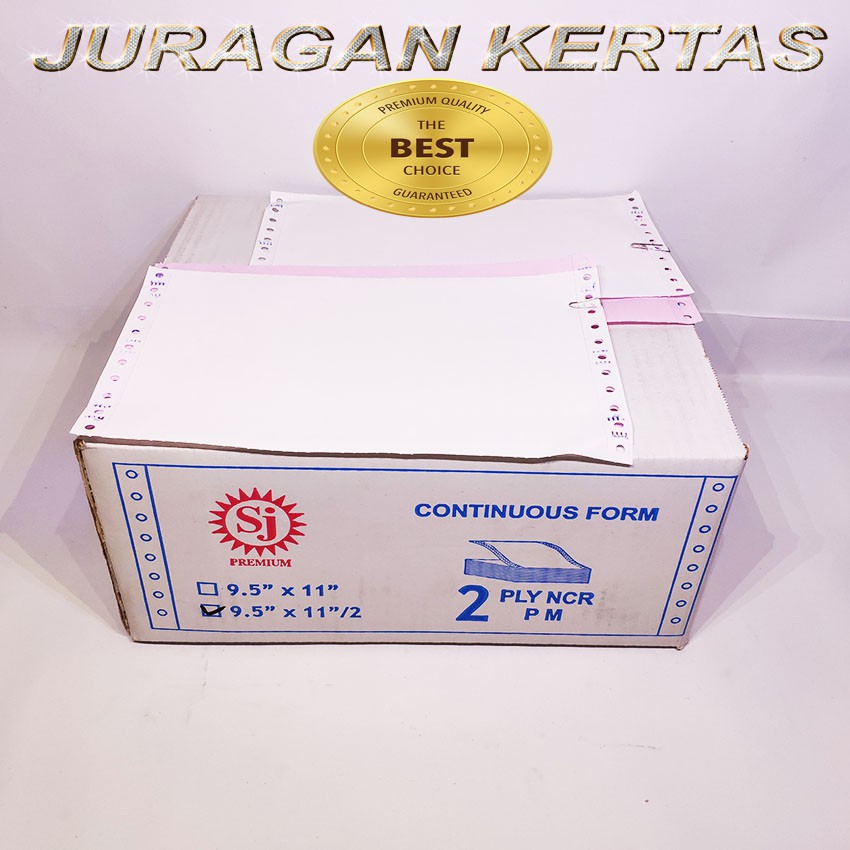 

CONTINUOUS FORM 9.5 X 11/2 2PLY SJ PREMIUM PRS - BAGI 2