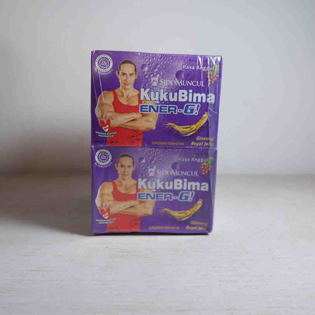 

Minuman Energi Murah Kuku Bima ENER-G Rasa Anggur 6 Sachet 4.5gr