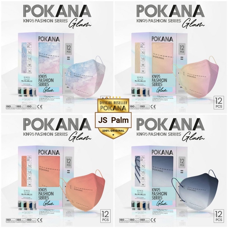 Masker Pokana KN95 Glam 6 ply isi 12