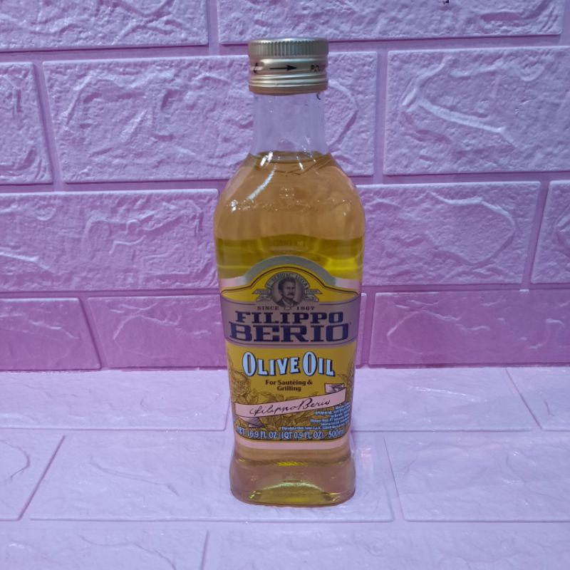 

Filippo Berio Minyak Zaitun Pure Olive Oil For Sauteing 500 Ml