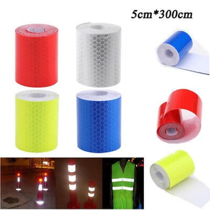 STIKER NYALA Kir Lolos Dishub Untuk Mobil Box Engkel Bok Reflektor Pemantul Cahaya Stiker Mobil Box