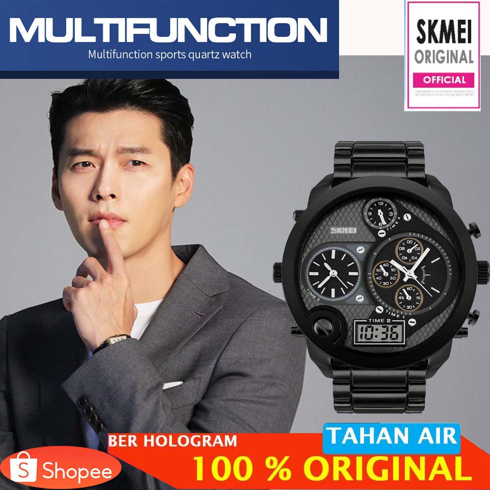 ORIGINAL SKMEI Jam Tangan Digital Analog Jumbo Pria - AD 1170 [Hitam]