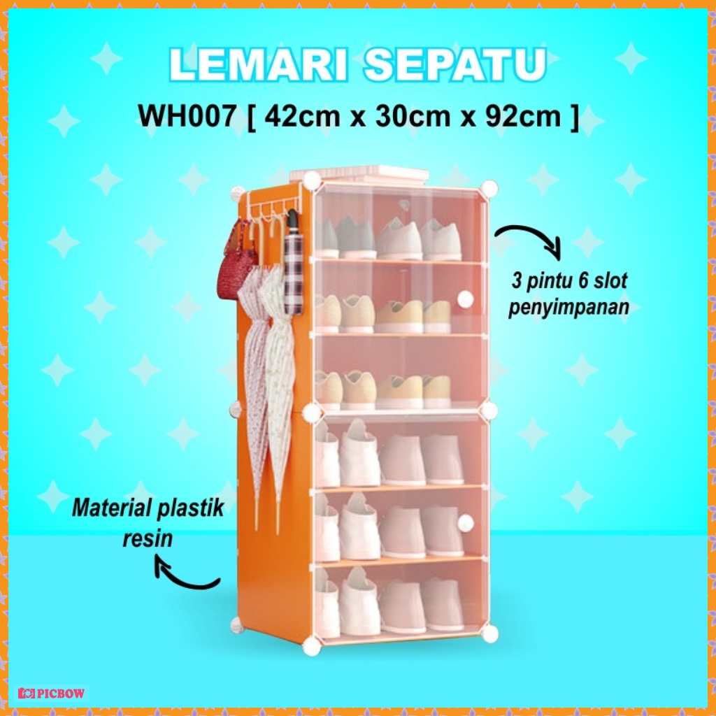 PROMO Rak Sepatu Anti debu Portable Shoe Rack Rak Serbaguna Box Sepatu Rak Sendal Sandal - TERMURAH