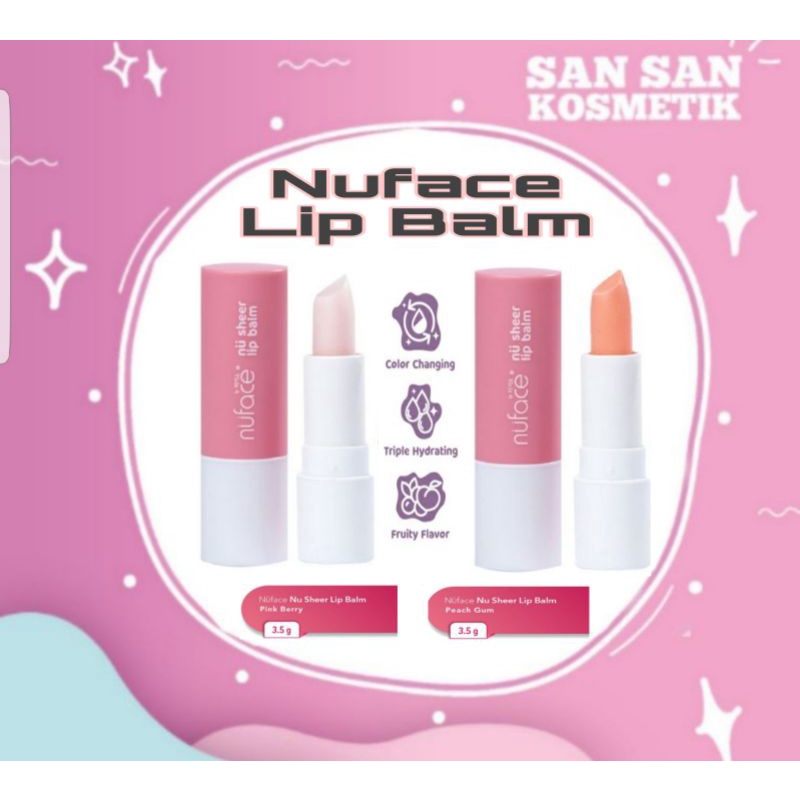 Nu Face Lip Balm / Nu Sheer Lip Balm 3,5gr