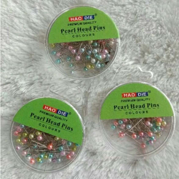 JARUM PENTUL STAINLESS MIKA BULAT BESAR ISI 100 pcs