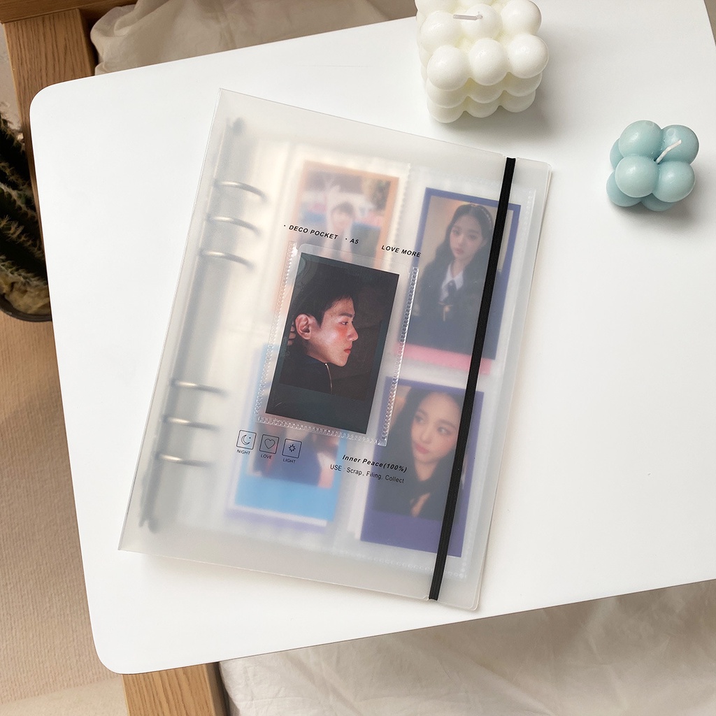 Buku Album Foto / Kartu Ukuran A5 Gaya Korea