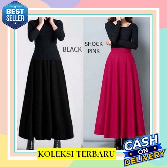 Rok Wanita Stylish Rayon Original Tartan Formal Fashion H6S0 Mewah Pendek Terbaru Trendy Serut Panja