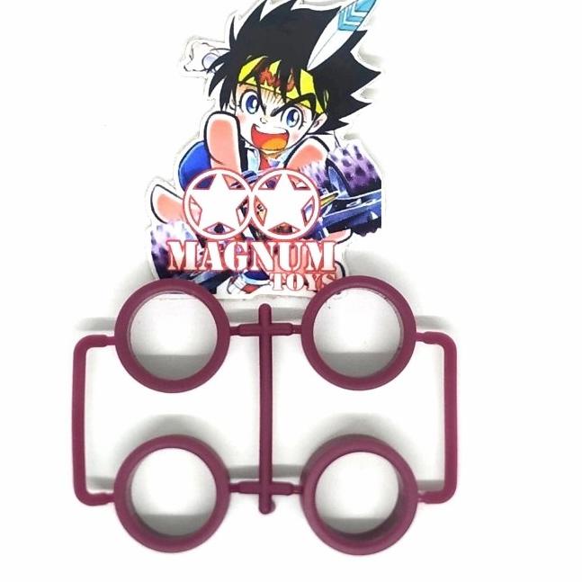 ✺ rep tamiya ban low friction warna / ban maroon ✧