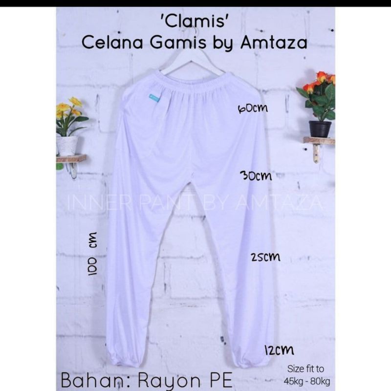 [BISA COD] Celana Panjang daleman gamis amtaza Premium | celamis amtaza | celamis premium amtaza | celana panjang wanita | celana sehari-hari wanita | celana dalem rumah