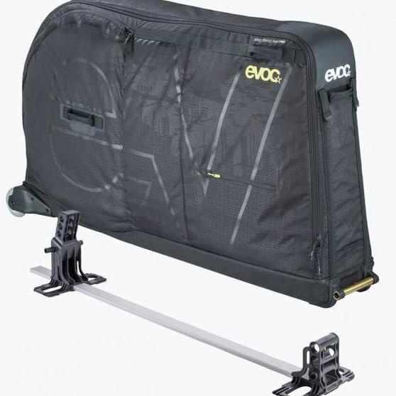 TAS SEPEDA EVOC BIKE TRAVEL BAG PRO BLACK & OCEAN BLUE SDFD656546