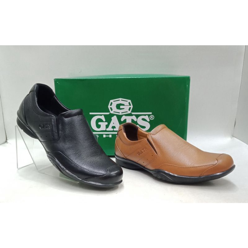 SEPATU PANTOFEL KULIT PRIA GATS GI 7218 ORIGINAL