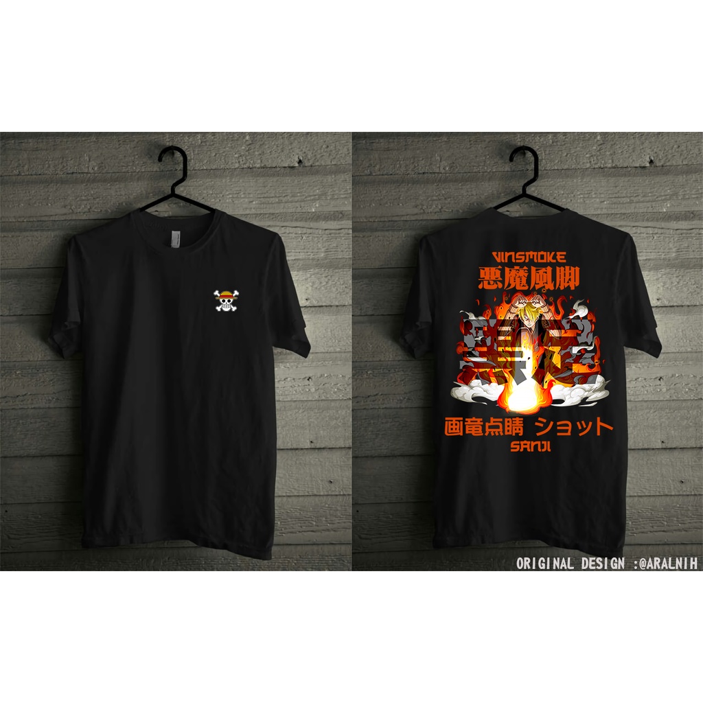 Baju KAOS ANIME ONE PIECE SANJI 1