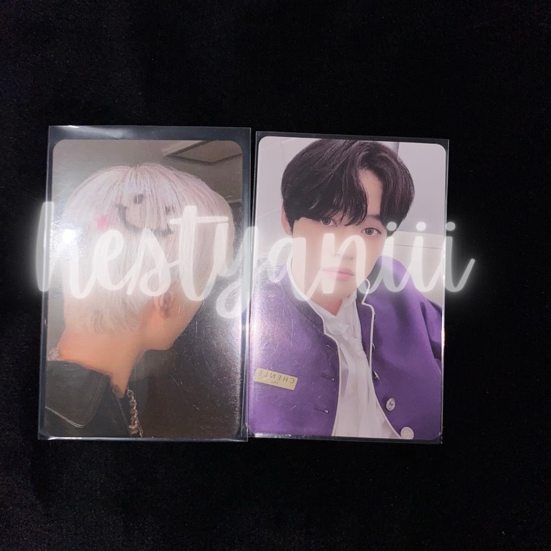 jisung seca trading card a kumon pair keycard chenle