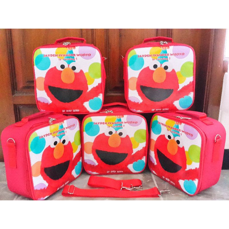 Tas mini koper souvenir gambar printing.ukurqn 20x10x20.free desain