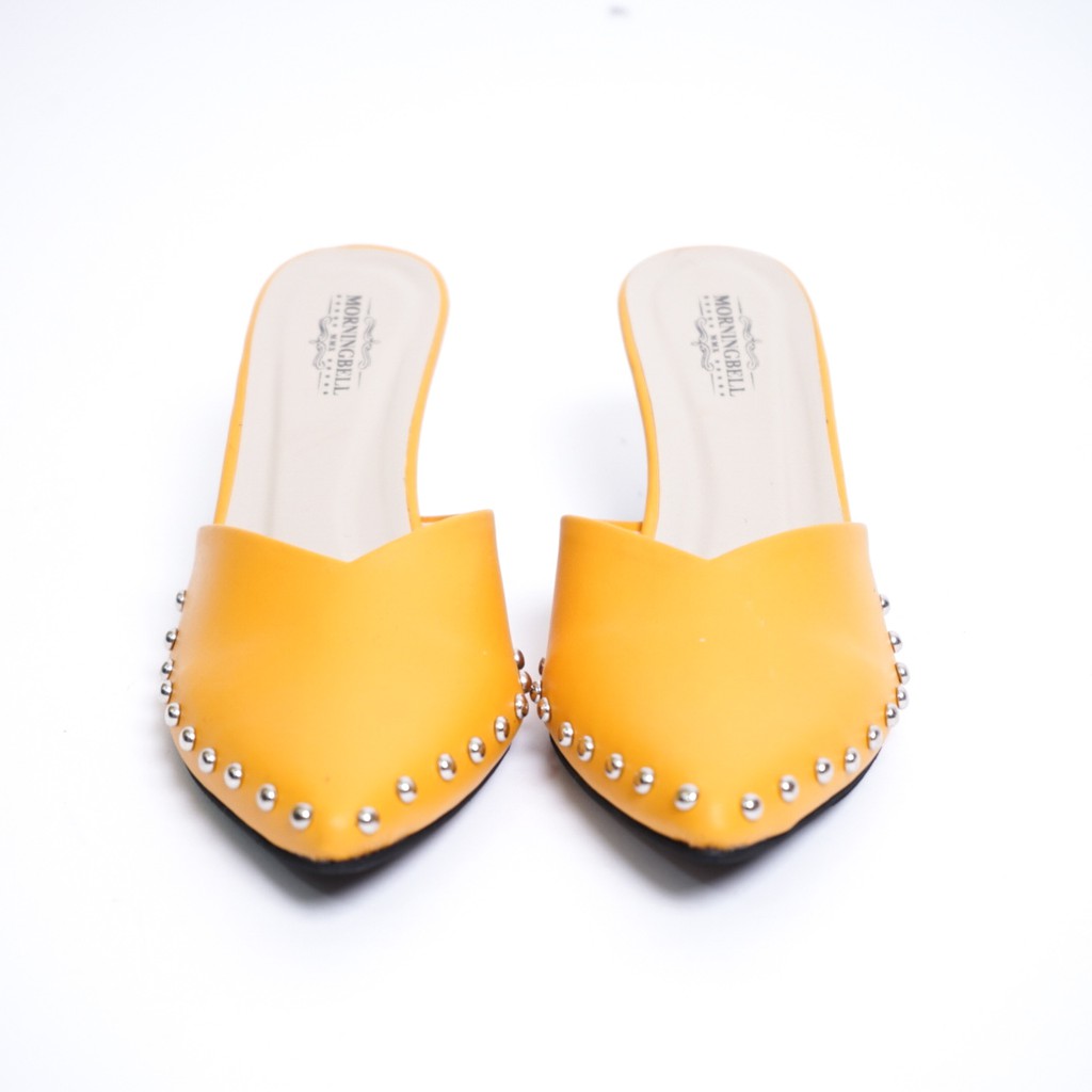 Morningbell - sepatu wanita mules hak 5CM / bustong wanita morningbell