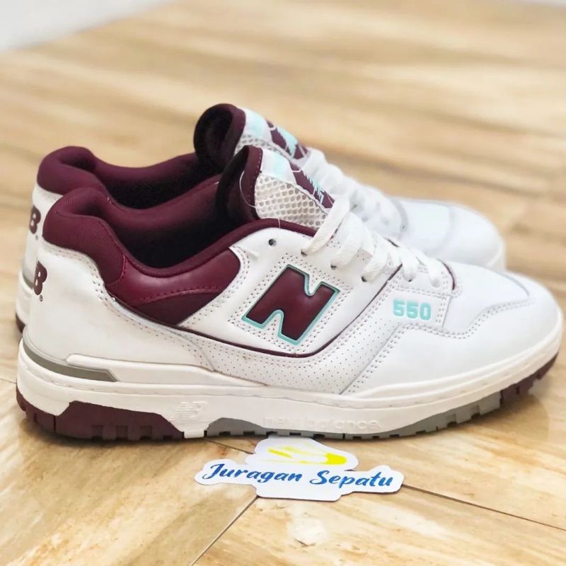 New Balance 550 &quot;Burgundy Cyan&quot;