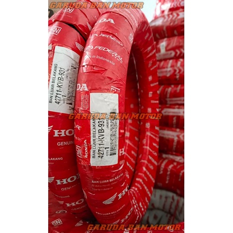 BAN MOTOR FEDERAL AHM BELAKANG 90/90 RING 14 TT