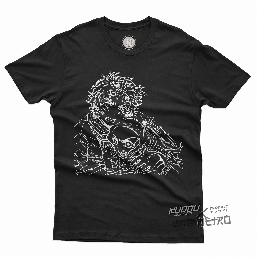 Tshirt Tanjiro X Nezuko Lineart