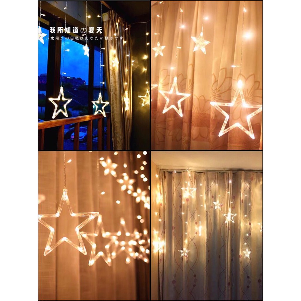 Lampu LED Bintang Lampu Hias Bintang Gantung