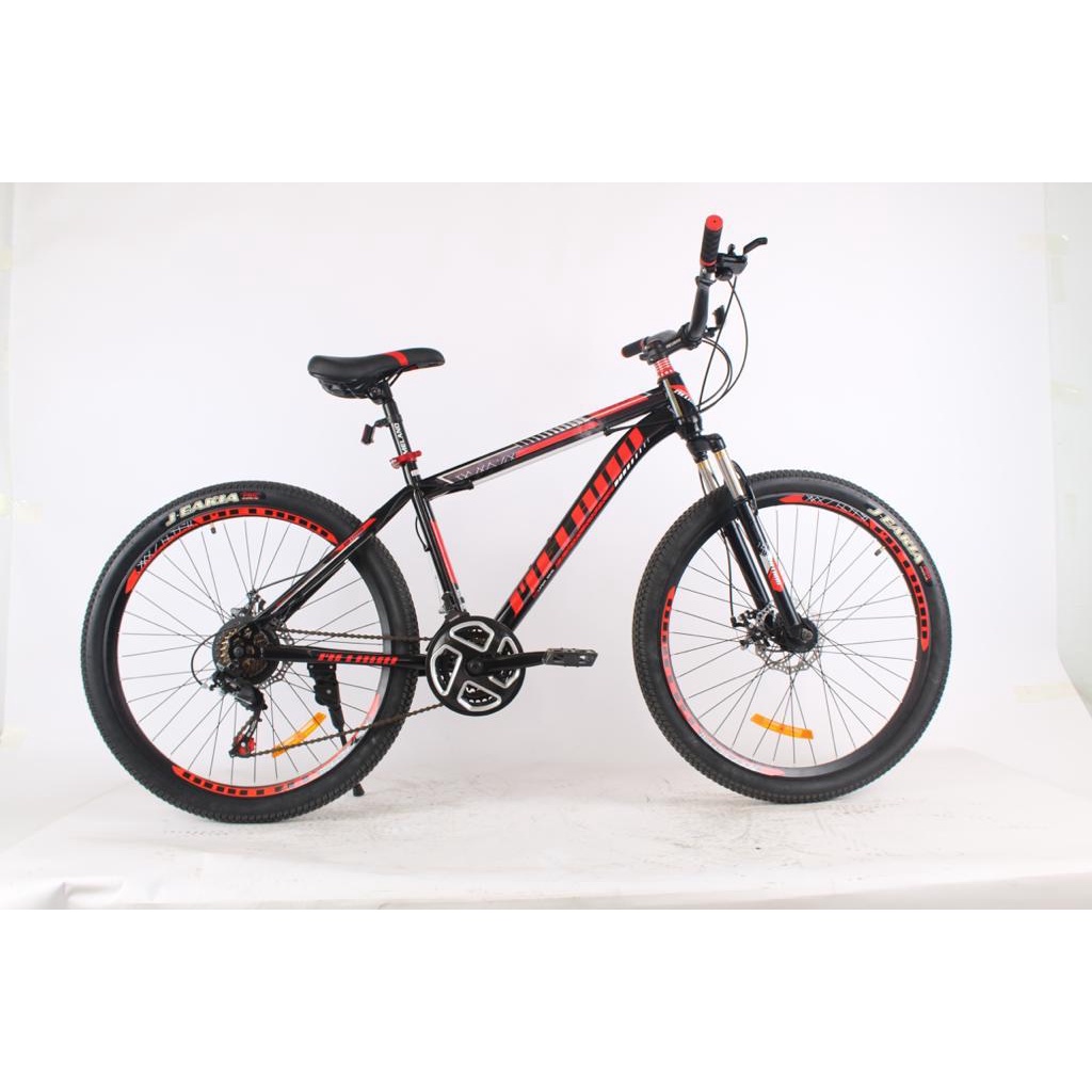 Sepeda Gunung MTB Melano 26 Import SNI Rem Cakram 21 Speed RD Melano Tourney Garansi Termurah Murah-Merah