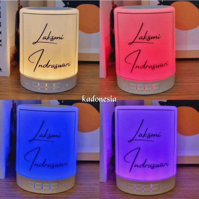 Speaker Custom LED / Touch Lamp LED / Lampu Foto Custom