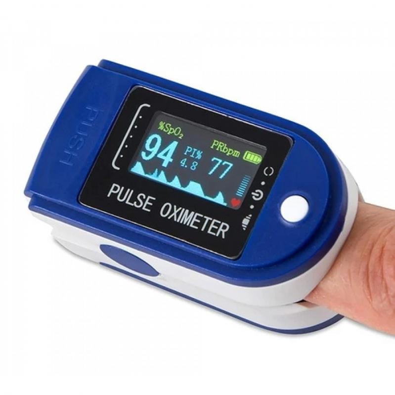 Oxymeter Oximeter Fingertip Pulse Alat Pengukur Oksigen Darah Akurat