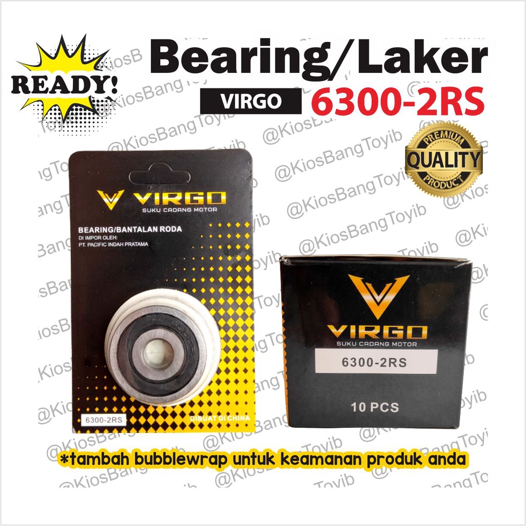 Bearing Laker 6300 ★VIRGO★ As Roda Depan Mio Jupiter Vega Shogun Smash