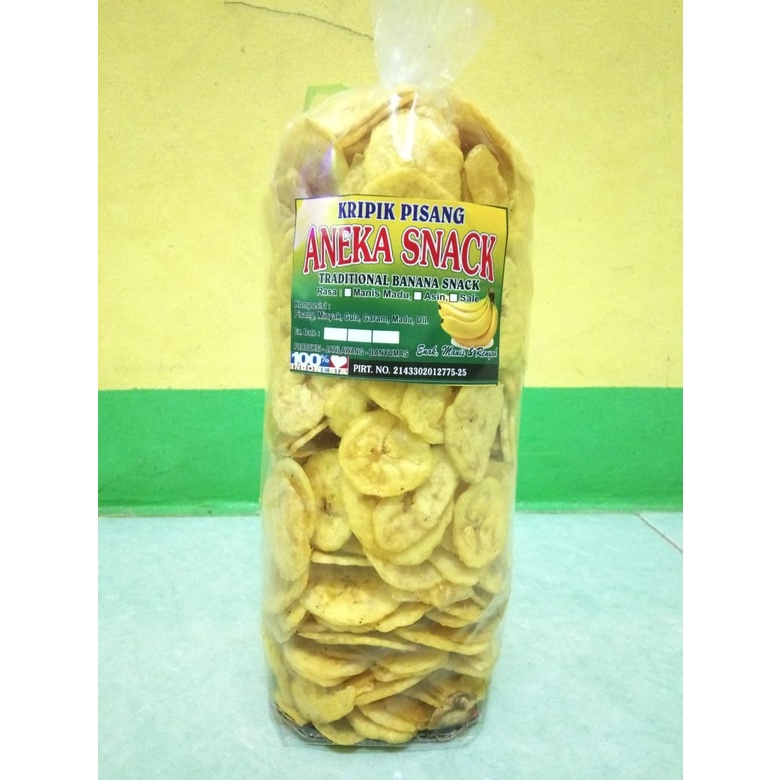 

Keripik Pisang Asin Gurih 250gram Keripik Pisang Kepok Lampung
