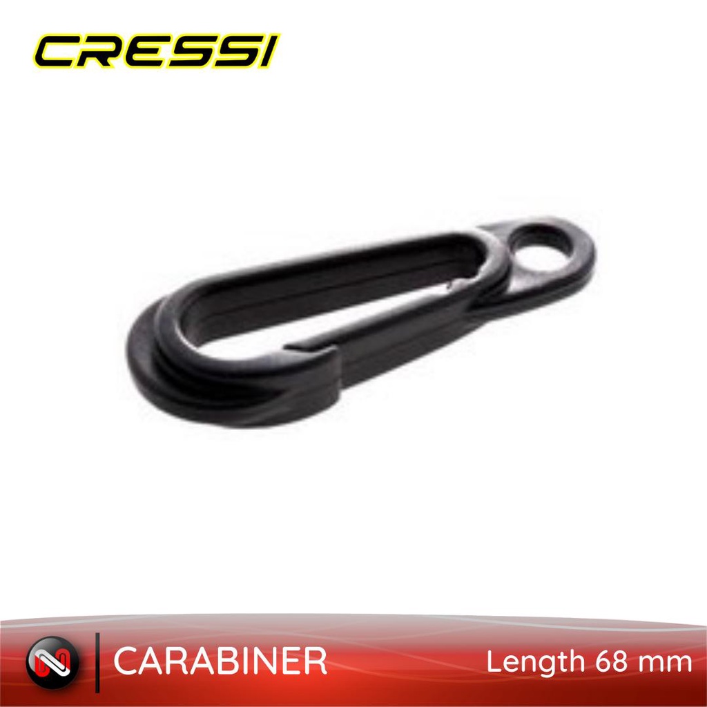 Cressi carabiner cressi carabiner bungee float