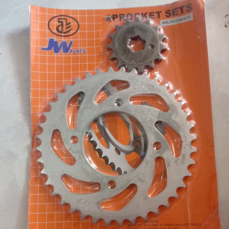 gear depan belakang gearset vega zr 428 40T/15T