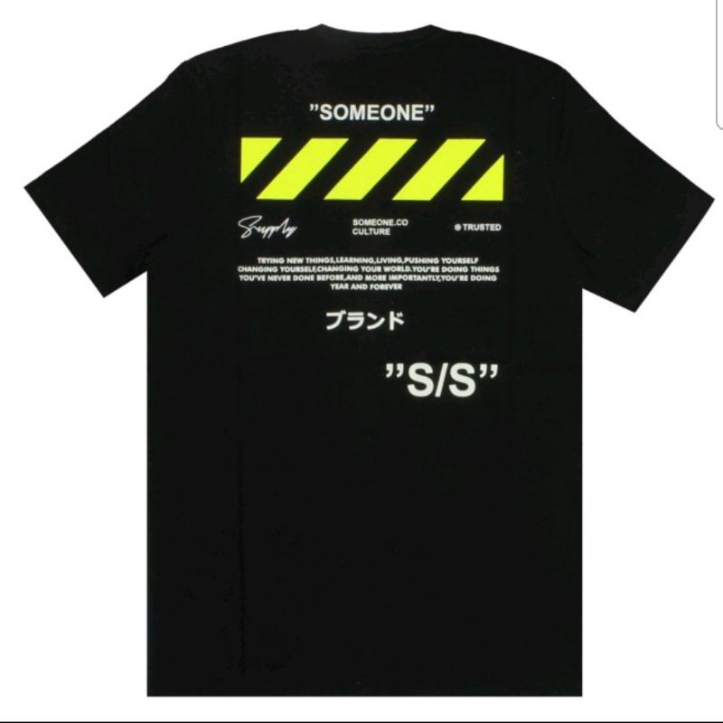 Baju kaos someone clothing culture glow in the dark