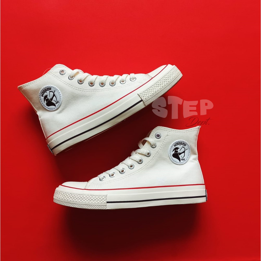 Sepatu Warrior Hermes High White/Putih