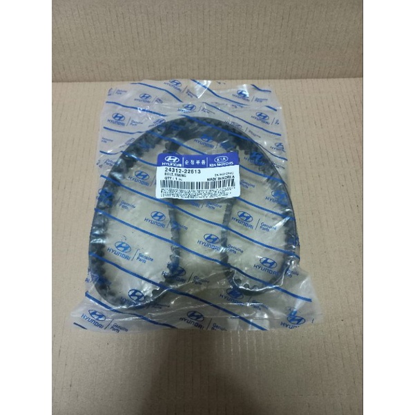 Teming belt timing belt sabuk mesin Accent Verna Avega Getz Original OEM