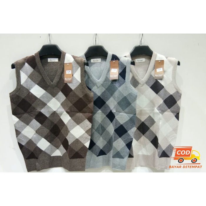 Jaman Now Rompi Pria/ Rompi Keren / Rompi Import/ Rompi Lapangan/ SW854 Mario Zegnoti - Sweater Raju