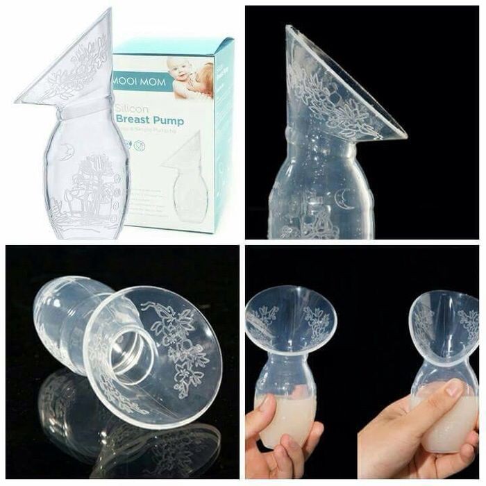 Pompa Asi Silikon Mooi Mom (  Silicon Breast Pump-BreastPump Silicone-Pompa Air Susu Ibu Menyusui )