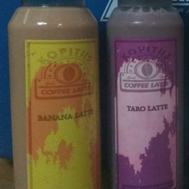 

Coffee banana latte dan tarro latte