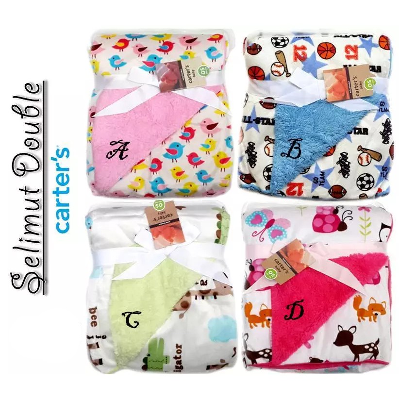 Selimut Bayi Carter - Selimut Double Fleece Carter