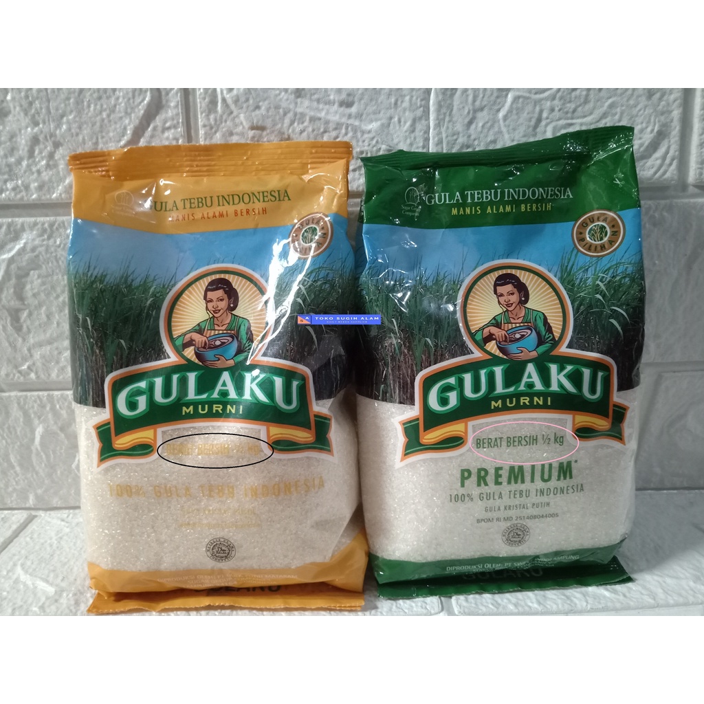 

GULAKU PREMIUM/TEBU 500 GR GULA PASIR