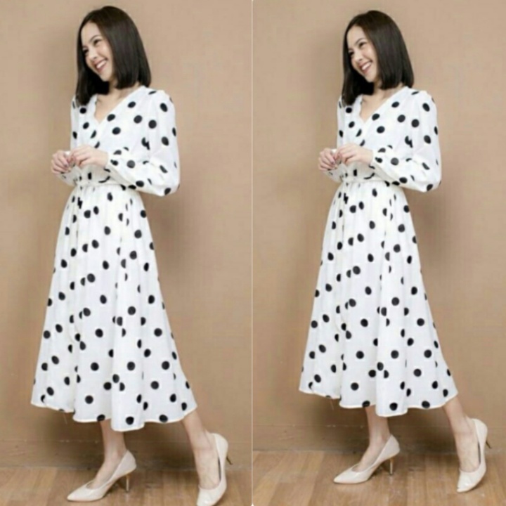 [GLFK]  Dress Wanita Terbaru / Dress Wanita Simple Elegant / Pakaian Dress Wanita Kekinian 2023